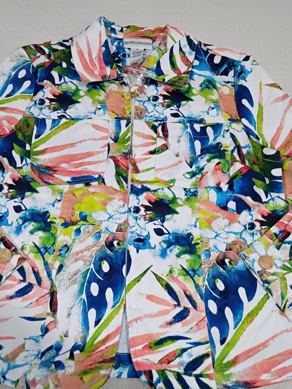 Drapers & Damons floral jacket Petite Small